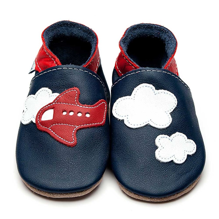 Kids Inch Blue | Aeroplane Clouds Navy