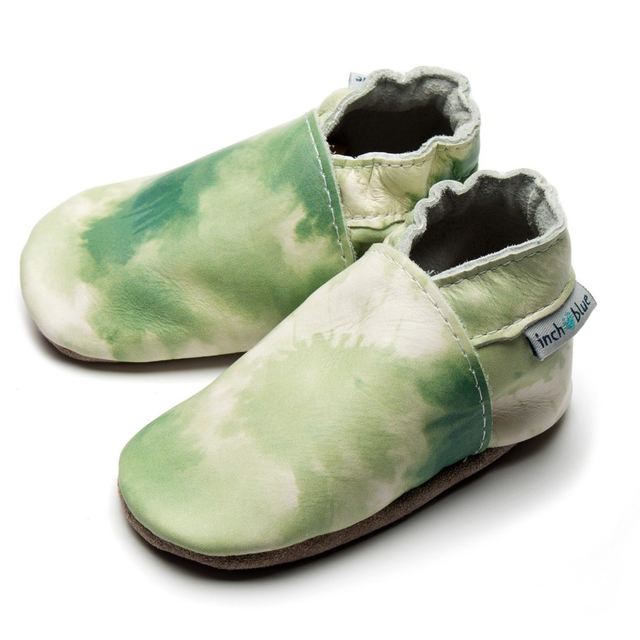 Kids Inch Blue | Tie Dye Green