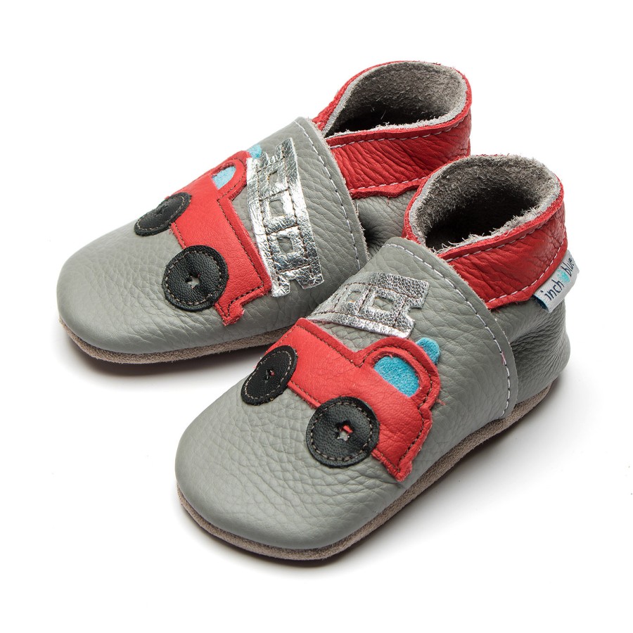 Kids Inch Blue | Firetruck Grey/Red