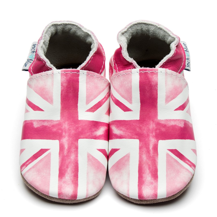 Kids Inch Blue | Union Jack Print Pink