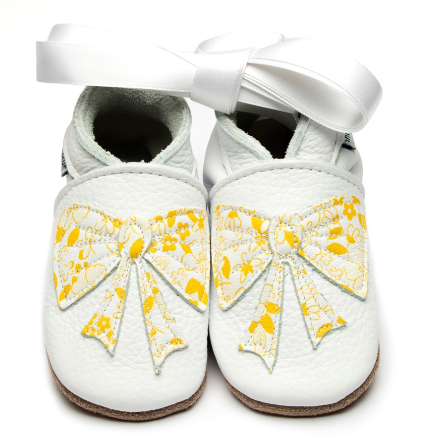 Kids Inch Blue | Bow White/Buttercup