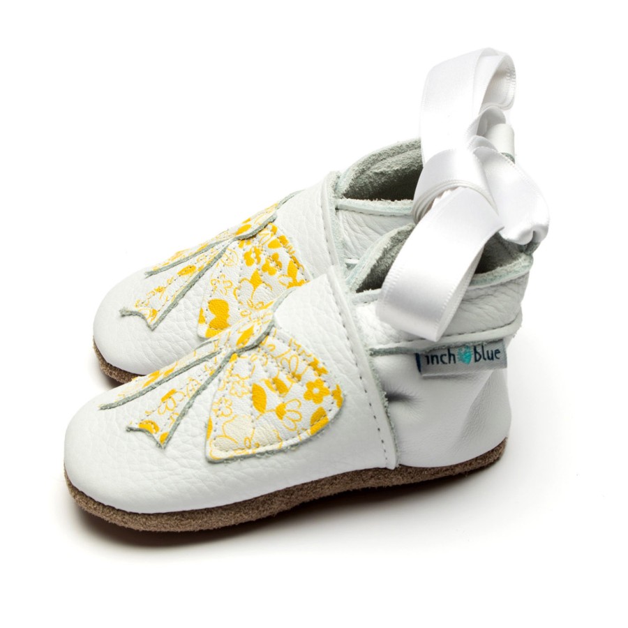 Kids Inch Blue | Bow White/Buttercup