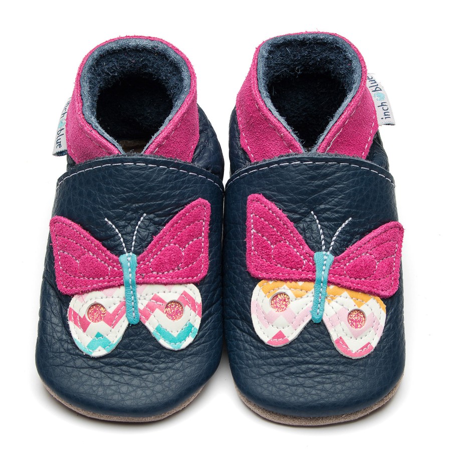 Kids Inch Blue | Papillon Navy/Pink