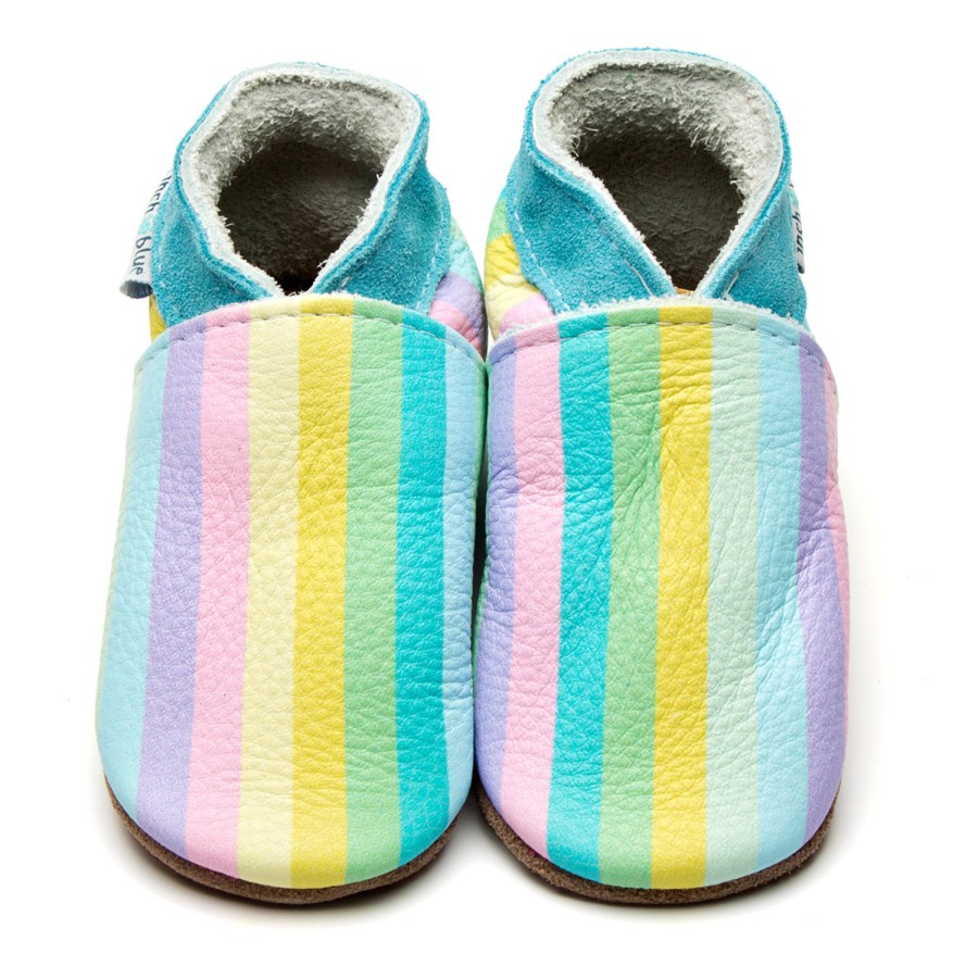 Kids Inch Blue | Stripes Pastel Rainbow