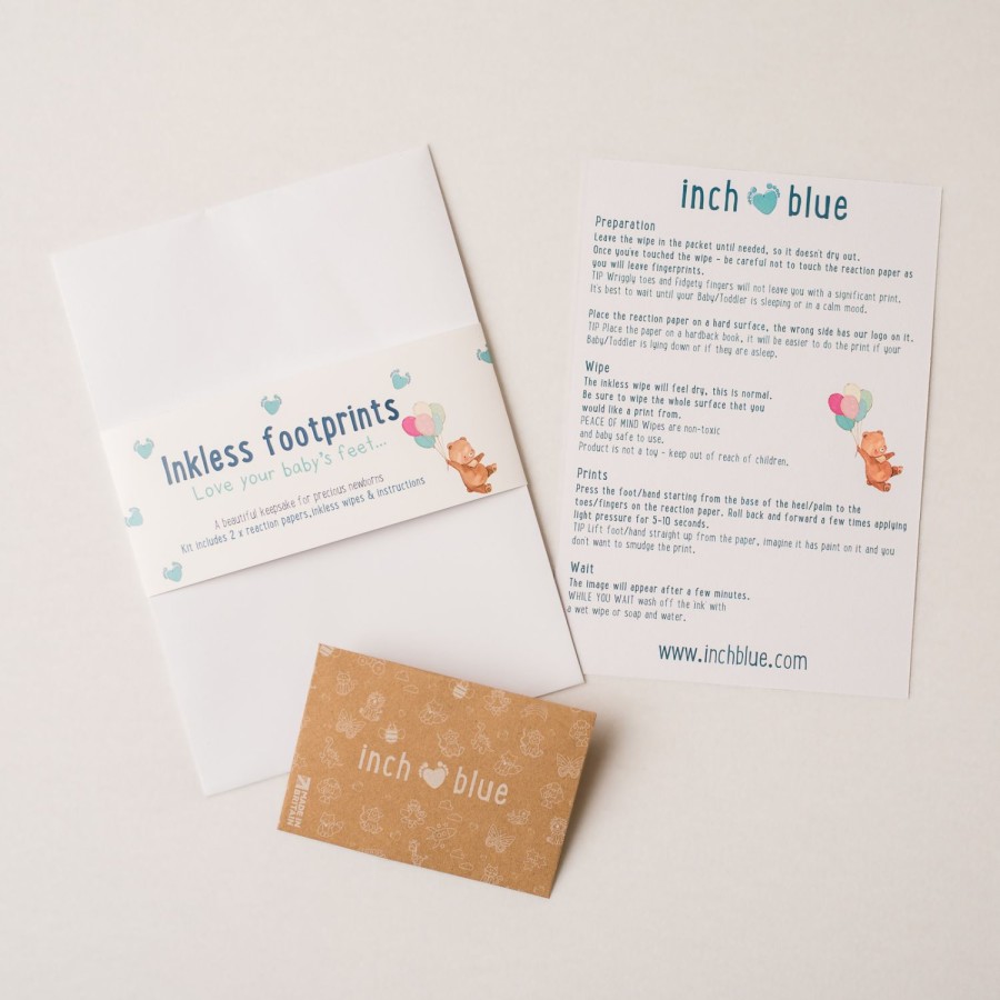 Newborn Inch Blue | Inkless Footprints