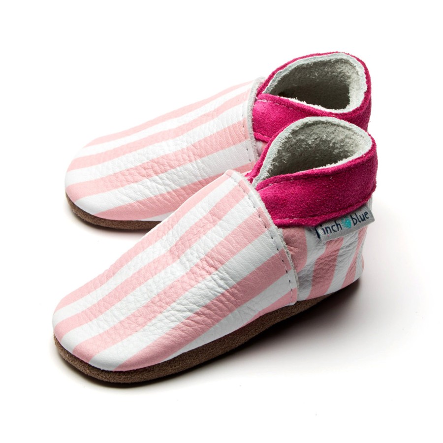 Kids Inch Blue | Stripes Pink