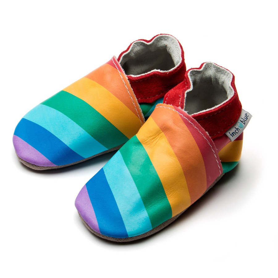 Kids Inch Blue | Rainbow Stripes