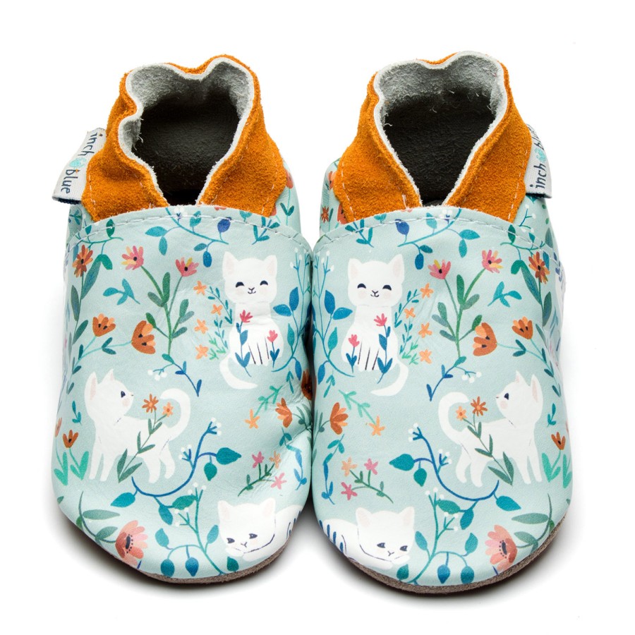 Kids Inch Blue | Floral Kitty