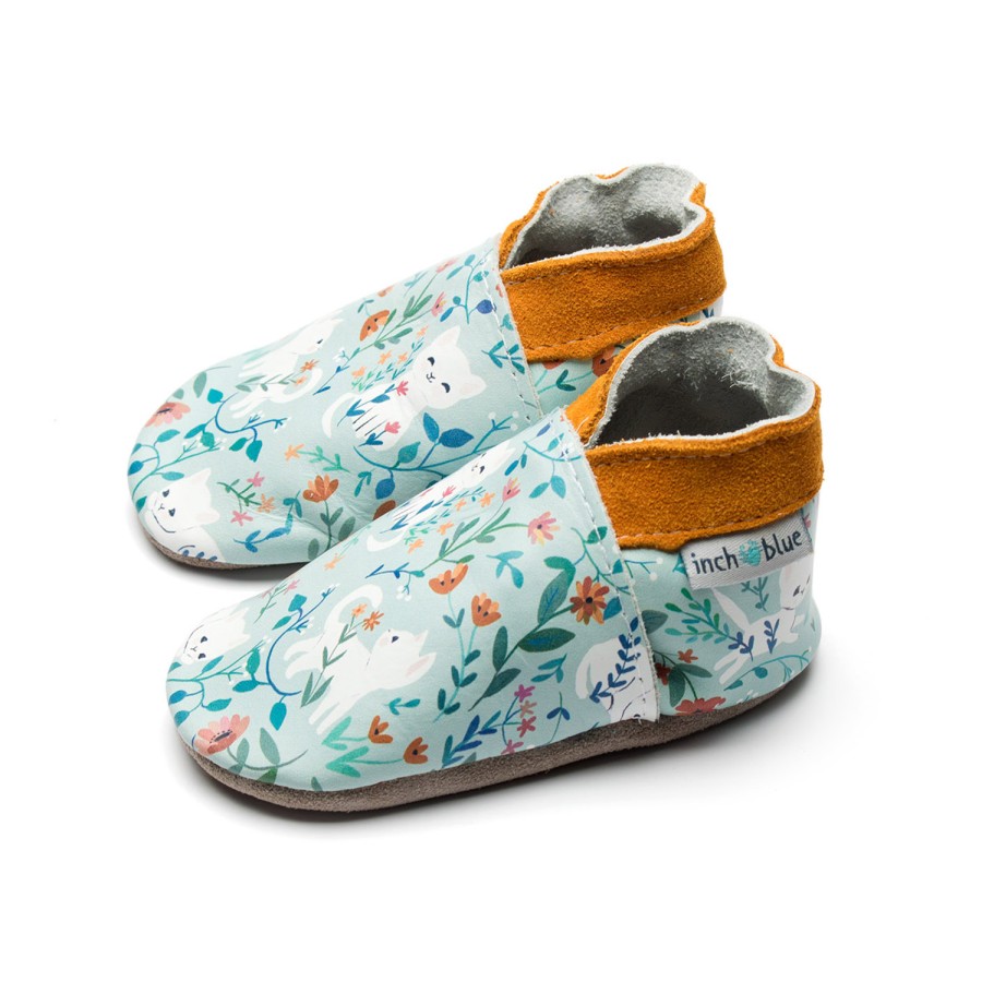 Kids Inch Blue | Floral Kitty