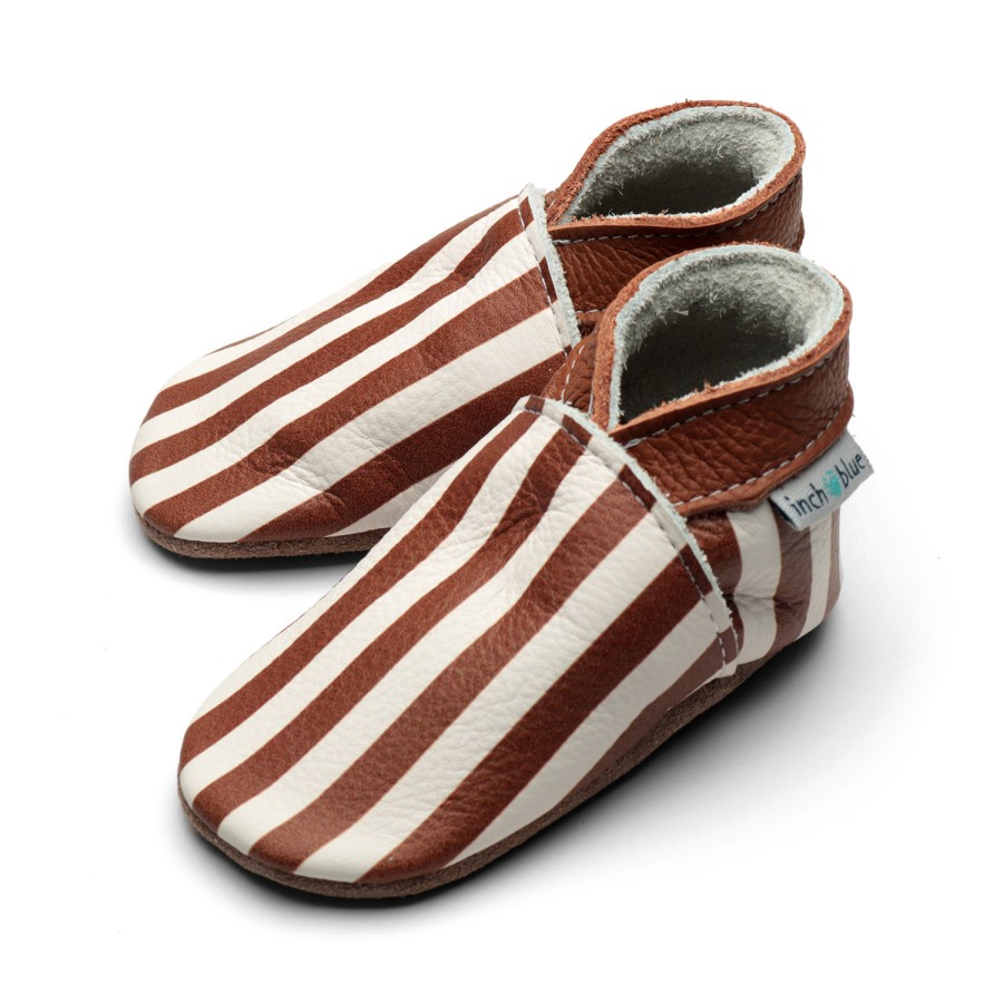 Kids Inch Blue | Stripes Caramel